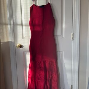 Sleeveless Knit Long Dress